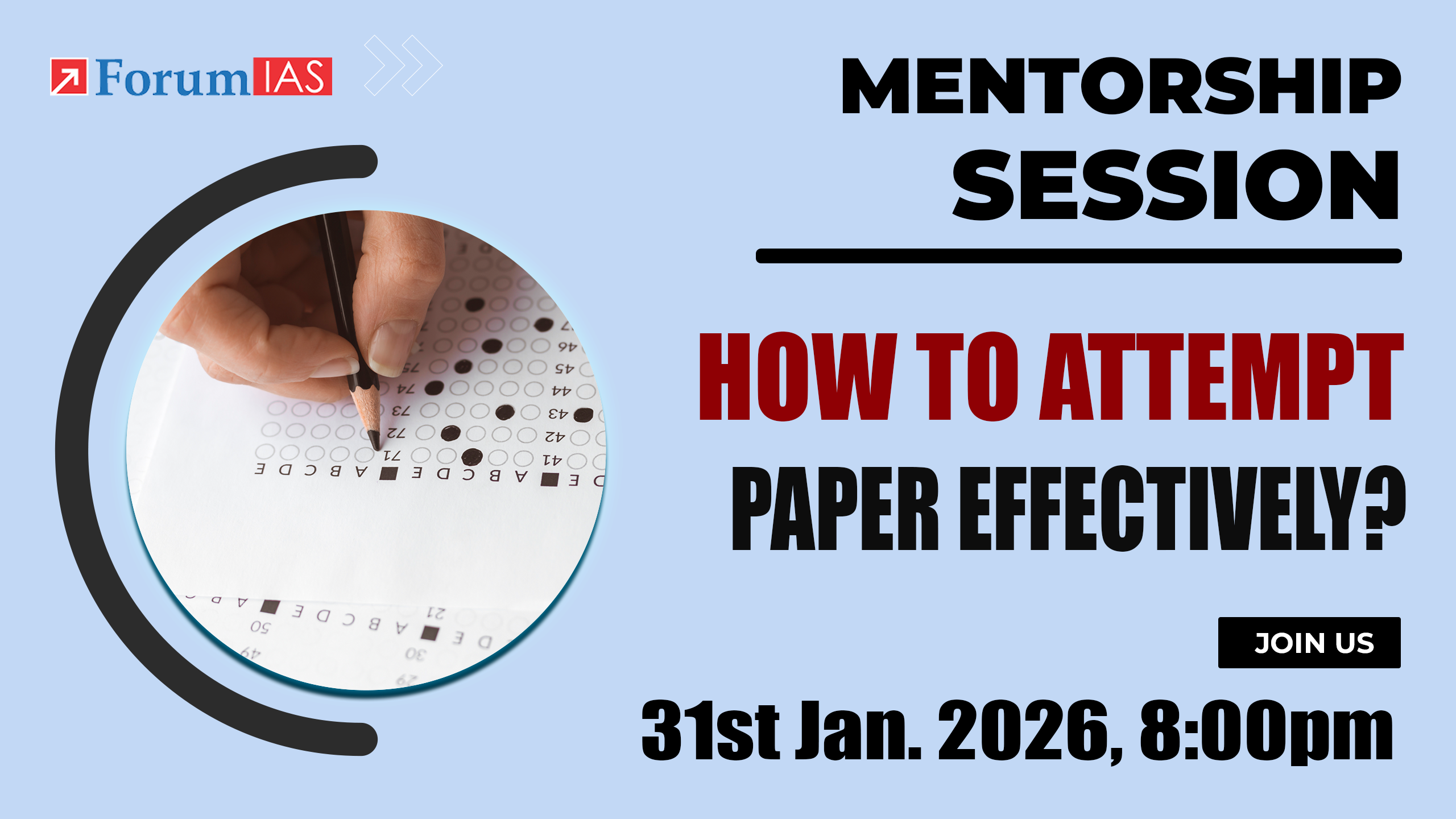 Mentorship Session on How to attempt paper effectively?